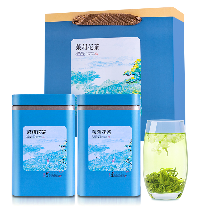 【润虎】传蕴大罐 茉莉花茶500克(250克×2)/套