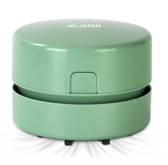 得力（deli）纽赛充电式强吸力桌面吸尘器 迷你键盘除尘清洁助手橡皮屑清洁器 岩井绿NS199-S