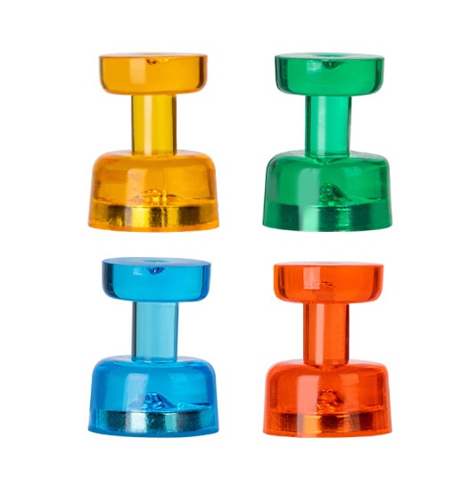 得力 4粒/卡强磁磁钉 7821