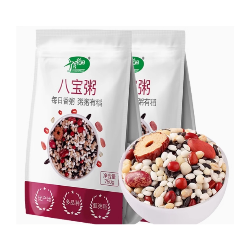 十月稻田八宝粥750g*2袋