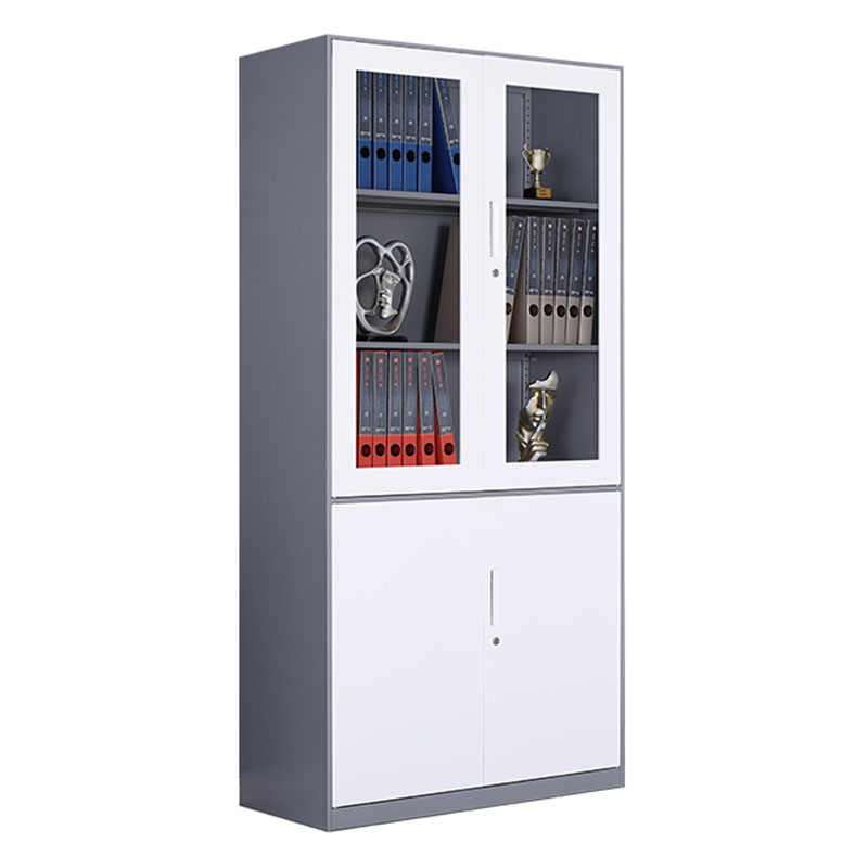 悦山 YSOA1fo01-06HTB灰框白门等器械文件柜900*400*1850mm