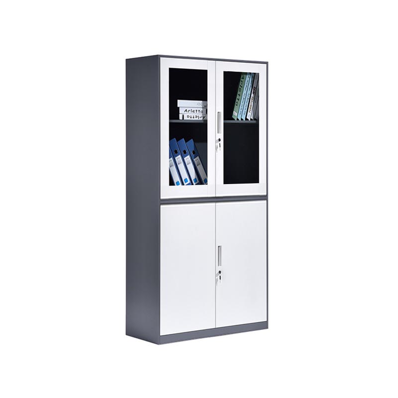 悦山 YSOA1fo02-06HTB灰框白门等器械文件柜 