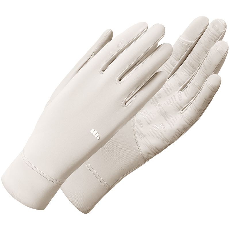 蕉下凉感防晒手套AL36024	暖橘米