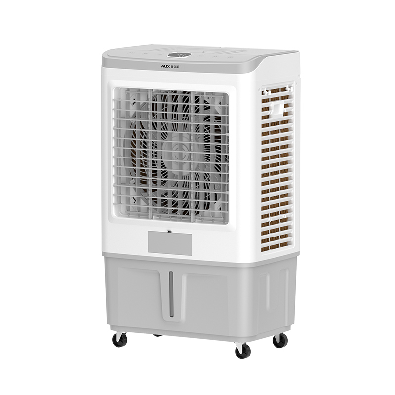 奥克斯（AUX）工业冷风机家用空调扇移动制冷风扇制冷器水冷空调加水小空调商用冷风扇 70L工业用/商用机械款（1.11米高）838C