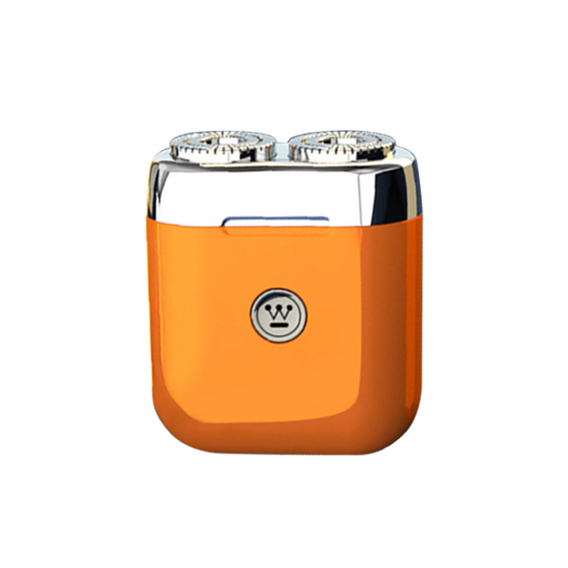 西屋（Westinghouse） 男士电动剃须刀便携迷你充电式胡须刀刮胡刀节送男友老公爸爸生日礼物 【手帕纸大小*熔岩橙】