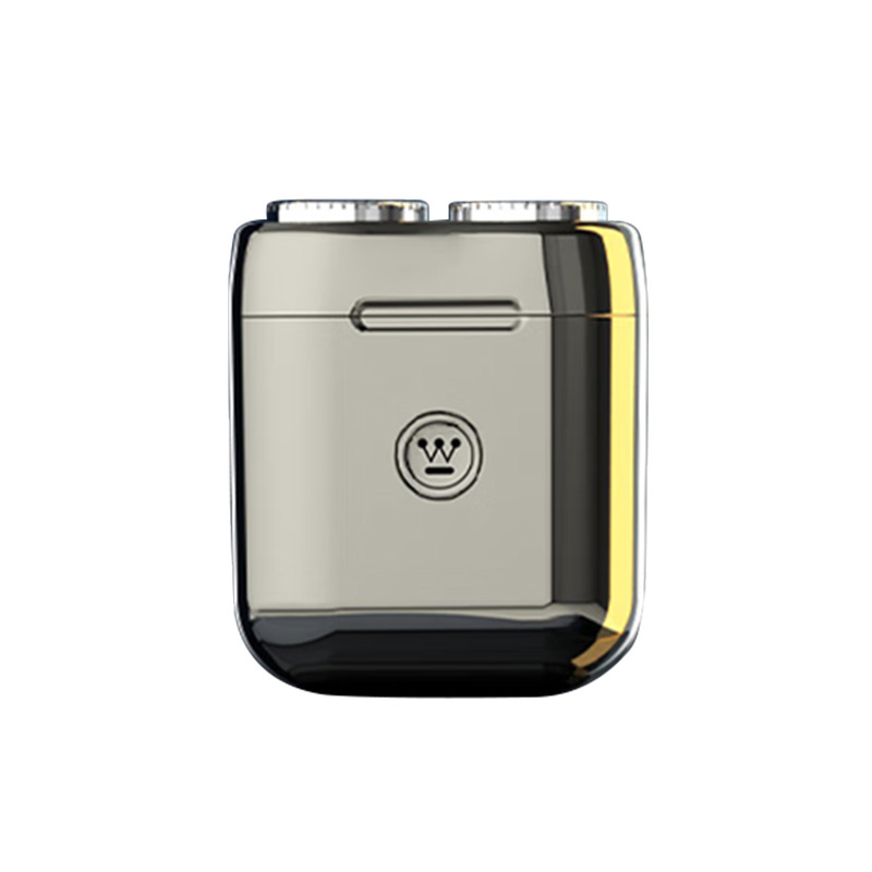 西屋（Westinghouse） 男士电动剃须刀便携迷你充电式胡须刀刮胡刀节送男友老公爸爸生日礼物 【手帕纸大小*曜石黑】