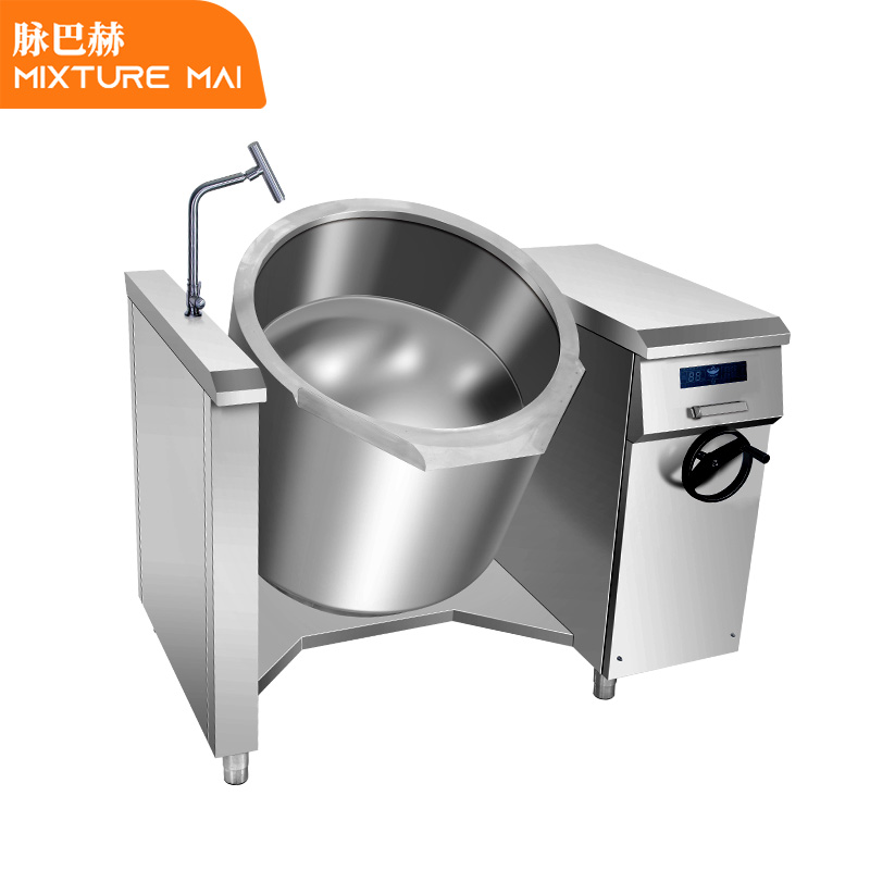 脉巴赫商用电磁炉摇摆式汤炉大功率商用可倾式商用熬汤炉 30kw380v 400L摇摆汤炉MBH-YCDC-YBTL400