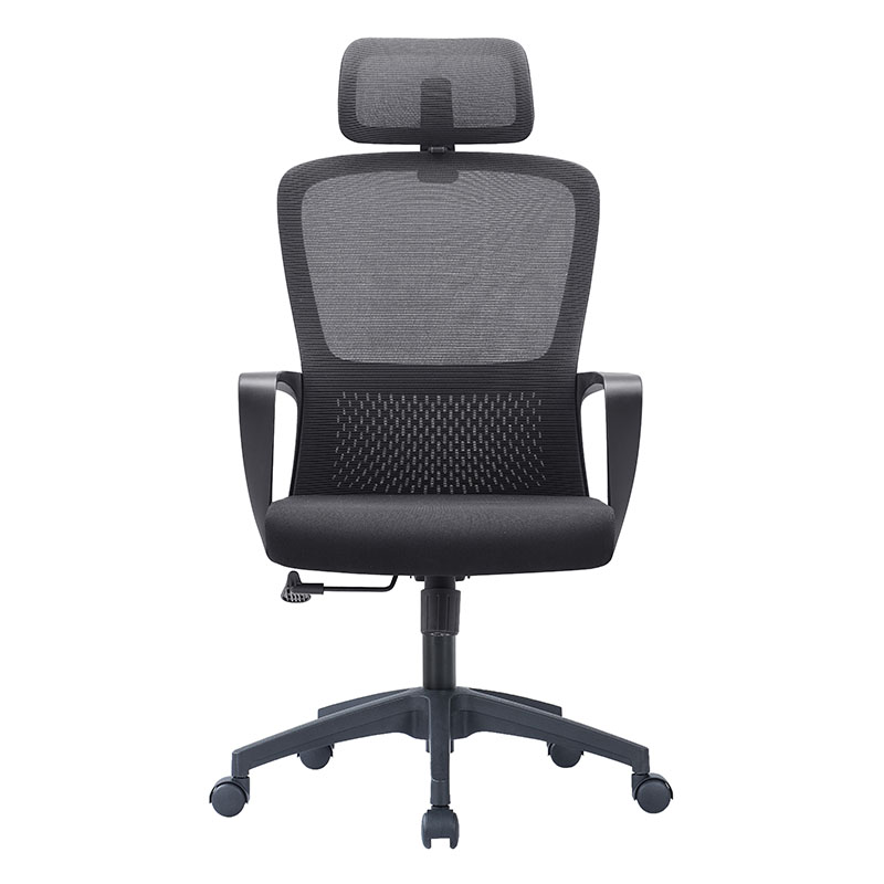 悦山 YSOC1U-069AW职员办公椅 带头枕565*605*1080-1250mm