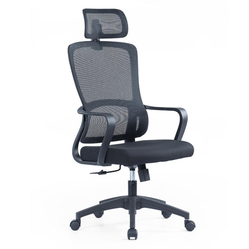 悦山 YSOC1U-058AW职员办公椅 带头枕600*555*1100mm