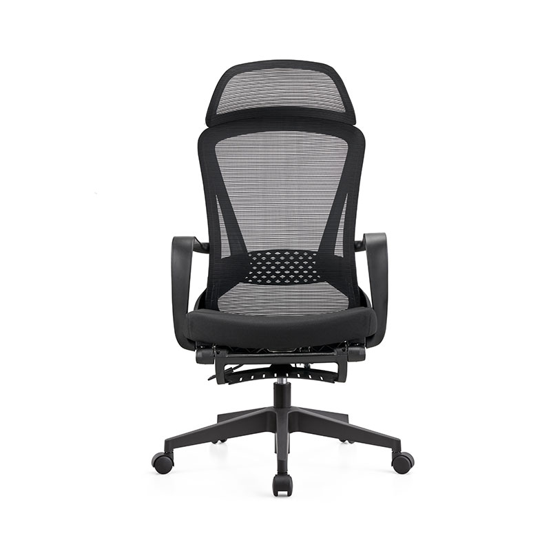 悦山 YSOC1OFG308A-KTW办公椅网椅带脚踏午休躺椅590*790*1130-1230mm