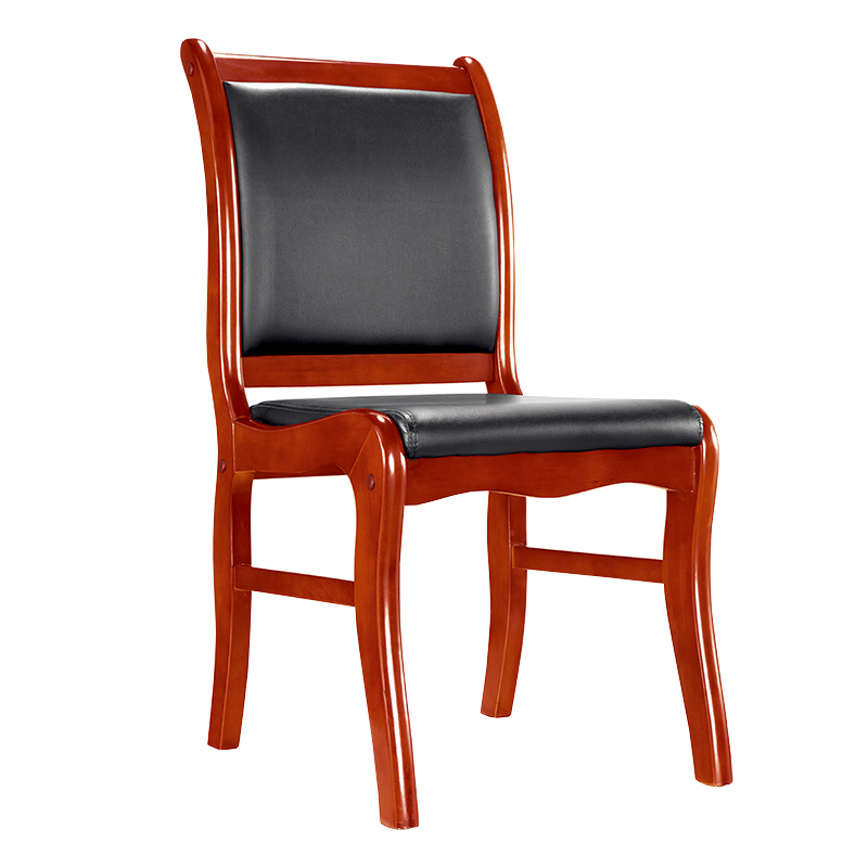 悦山 YSOC3DPA02ZP油漆会议椅牛皮460*490*900mm