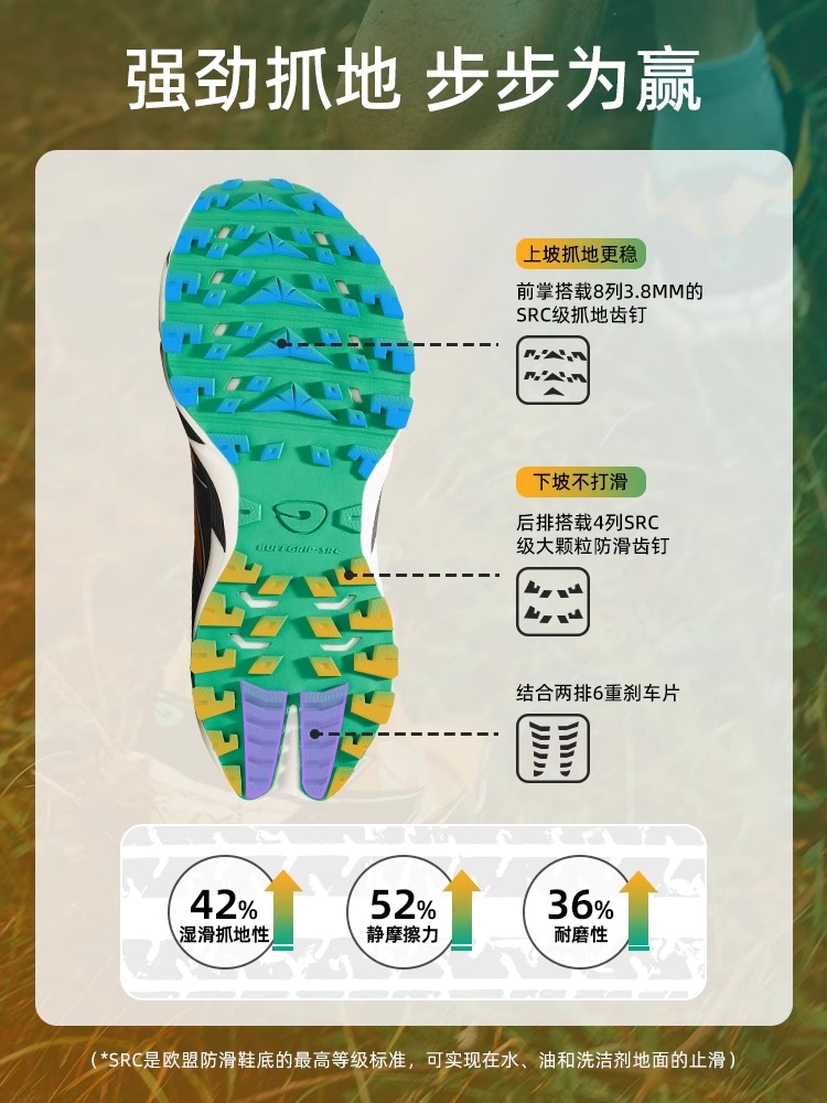 户外特工惊蛰3.0越野跑鞋防滑全地形专业跑山鞋轻便减震登山鞋