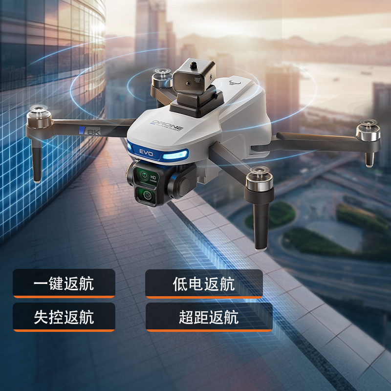 兽无人机sg901max白色升级屏控/GPS定位/eis防抖双摄云台/智能避障单电池