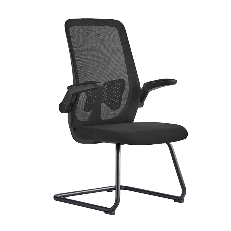 悦山 办公椅职员电脑椅舒适透气网布椅 弓字脚款