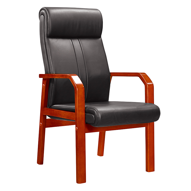 悦山 班前椅办公会议椅子棋牌室座椅 西皮 640*630*1120mm
