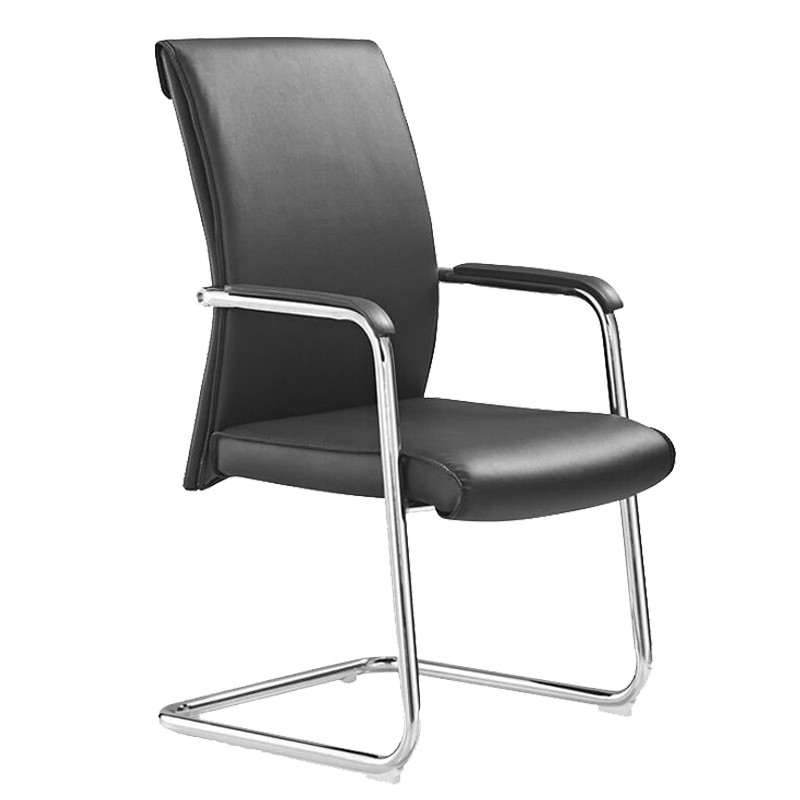 悦山 会议椅职员办公椅西皮弓形电脑椅