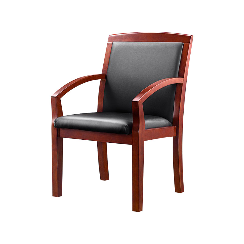 悦山 YSOC3XTDM5ZP实木会议椅 牛皮570*560*900mm