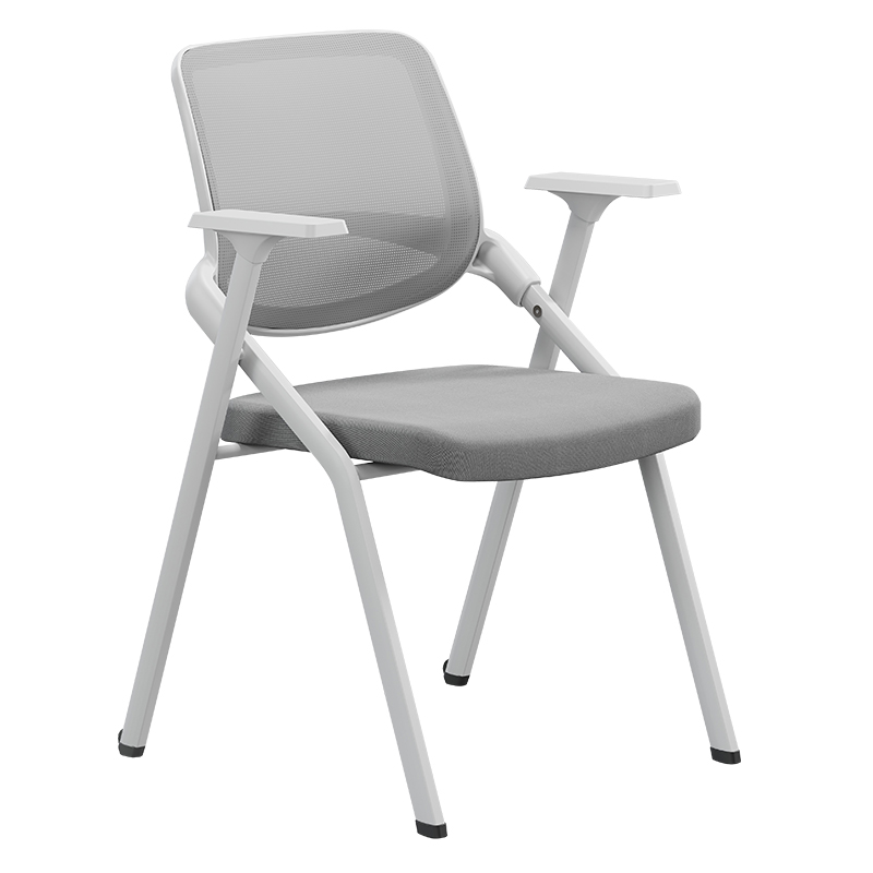 悦山 YSOC3BGBG-610WB培训椅可折叠网椅灰色 固定脚 600*620*835mm