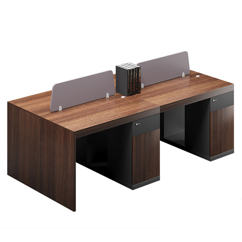 悦山 职员办公桌四人位 2400*1200*750/1050mm