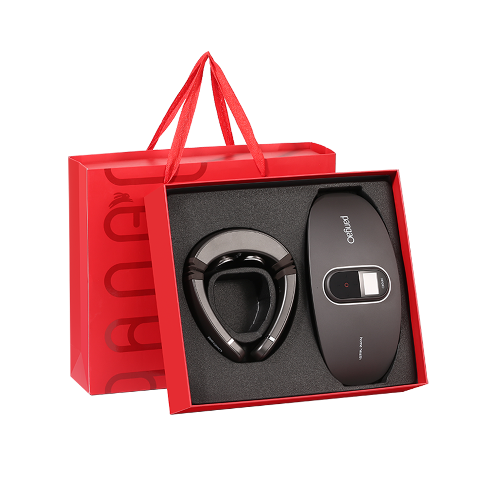 攀高/PANGAO Waist1+P6 智能腰腹部按摩仪+颈椎按摩仪礼盒套装 深空灰 台