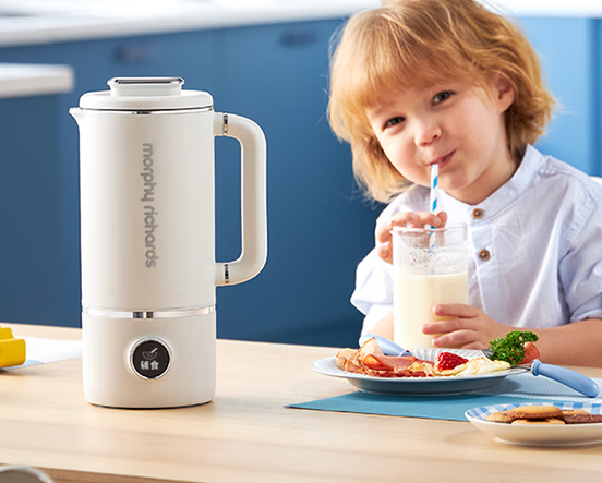 摩飞电器（Morphyrichards） 破壁机家用分体式免洗豆浆机MR8200 椰奶白-破壁机