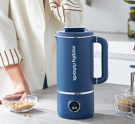 摩飞电器（Morphyrichards） 破壁机家用分体式免洗豆浆机MR8200 轻奢蓝-破壁机