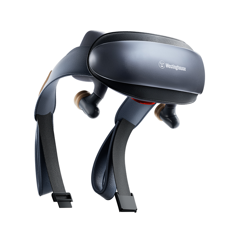 西屋（Westinghouse）颈部按摩器肩颈按摩器按摩披肩揉捏捶打斜方肌颈部热敷按摩仪WCM-UK6幻影灰