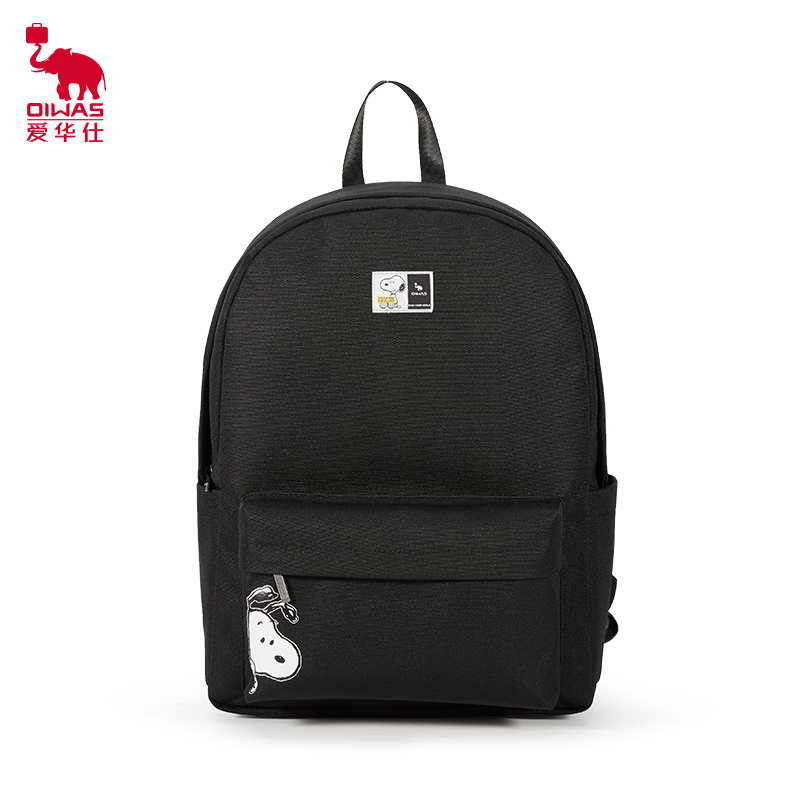 爱华仕（OIWAS） 女韩版简约时尚潮流书包OCB4361A 黑色