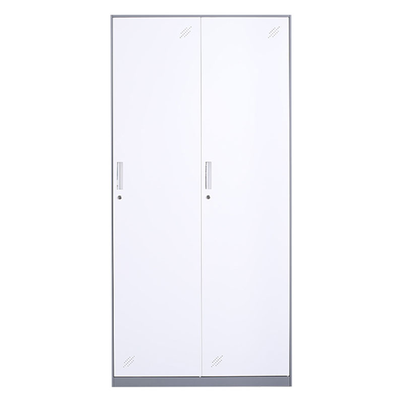 悦山 YSOA2fo2m-06HTB 灰套白 二门更衣柜 900*500*1850mm