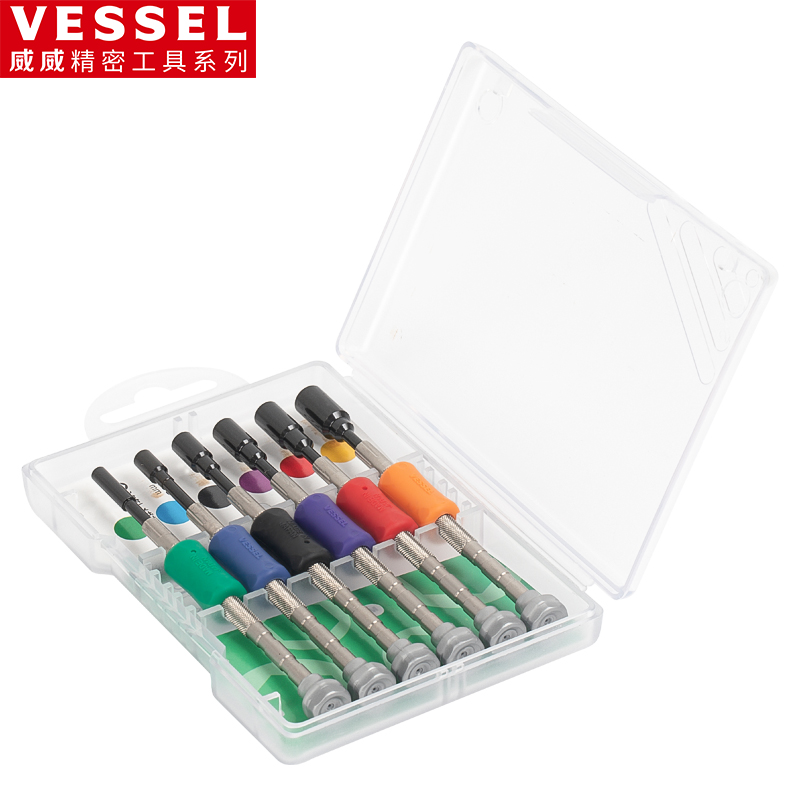 威威(VESSEL) TD-57 精密套筒螺丝刀 (2.2/H3.0/4.0/4.5/5.0/5.5)