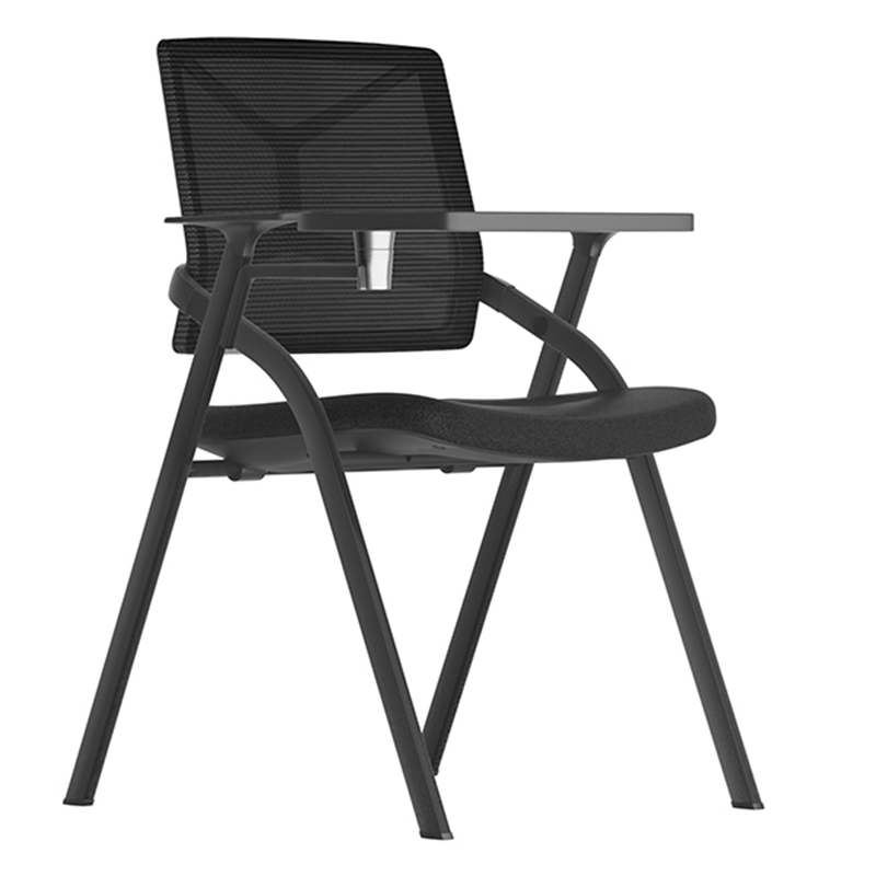 悦山 YSOC3HS04CW 会议培训椅可折叠办公椅 固定脚+写字板  610*535*855mm