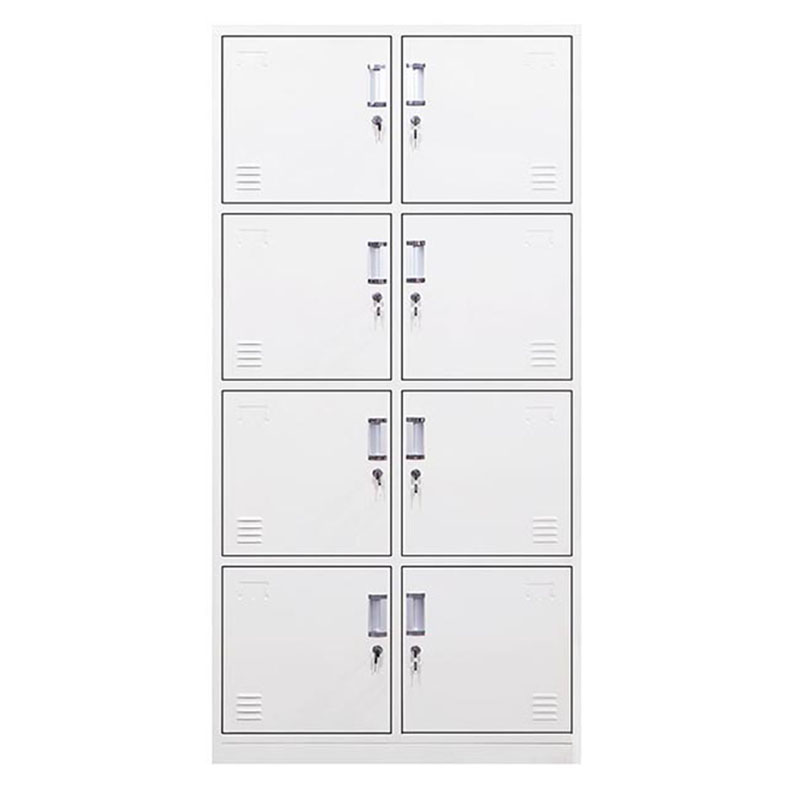 悦山 YSOA2fo8m-04HB 钢柜8门更衣柜 900*390*1800mm