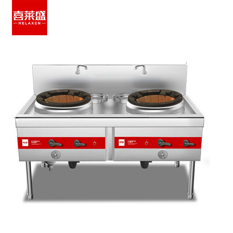 喜莱盛 SZCT28-G11C 商用燃气灶台广式天然气猛火灶带熄火保护液化气灶面板1mm厚耐火砖炉膛工程款 1台