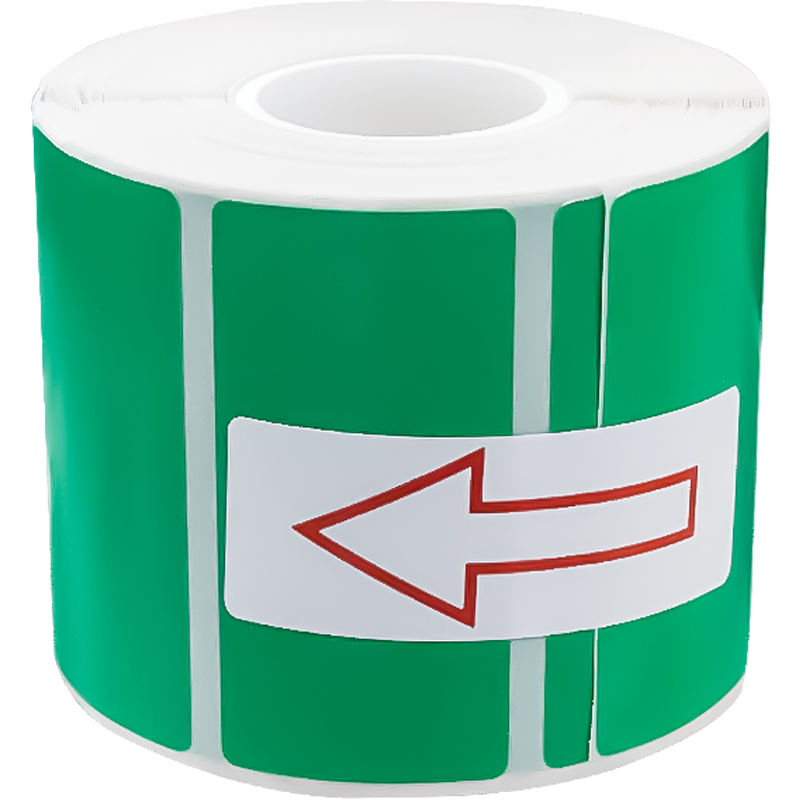 MASUNG 热转印标签纸50mm*70mm 200张 绿色