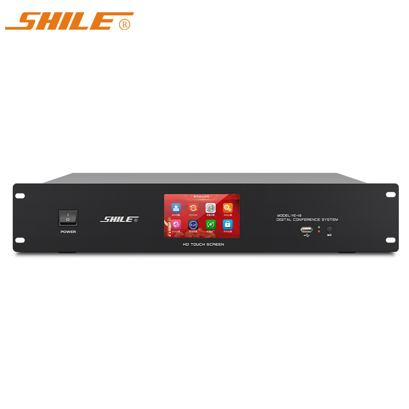 狮乐（SHILE）专业有线手拉手麦克风  YE-19主机一台