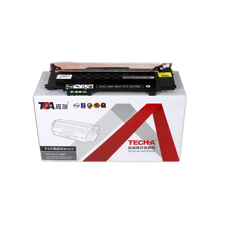 高端（TECH-A）T-LT1821黑色粉组件适用联想CS1821W/CS1831/CM7110W/CM7120W彩色打印机墨粉盒