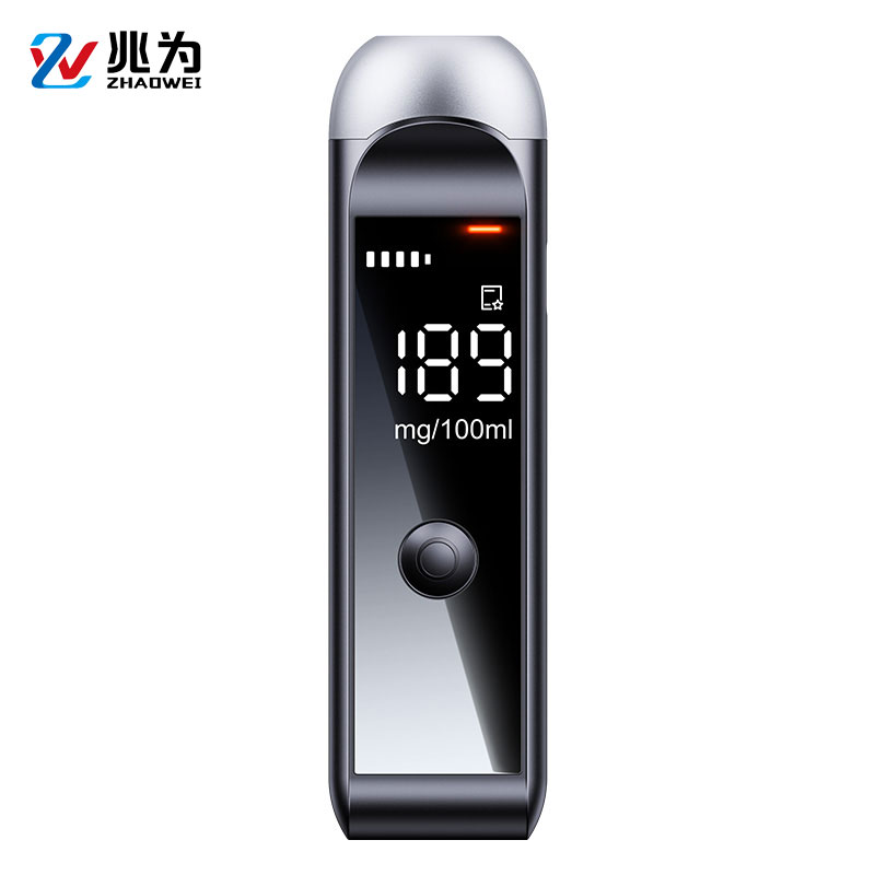 兆为黑猫1000酒精测试仪检测仪吹气式测酒器高精度