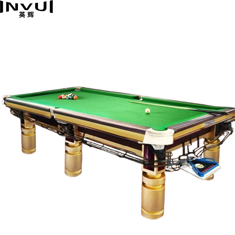 英辉（INVUI）台球桌标准黑八桌球台成人家用球房9尺台 X10