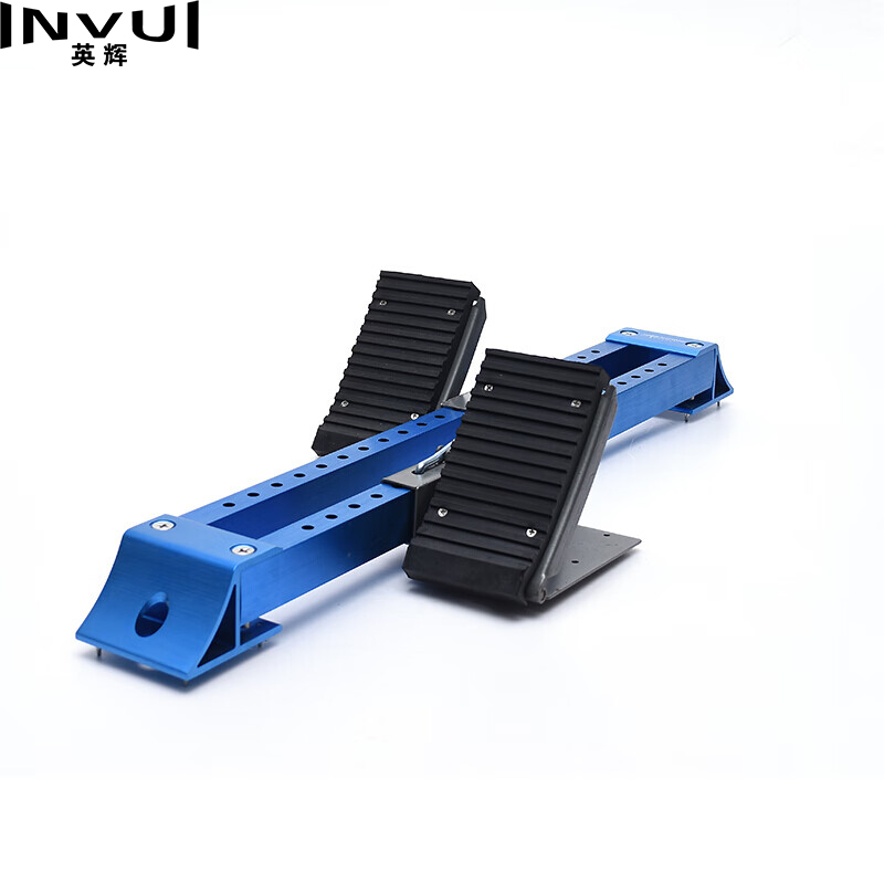英辉（INVUI）航空铝合金起跑器田径比赛训练塑胶跑道可调节专用助跑器 适用沙地跑道 A型便捷款 yh001