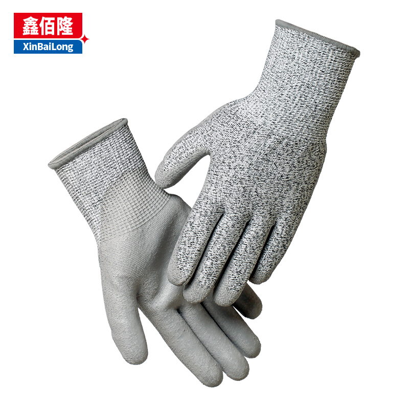 鑫佰隆 防割手套pu涂浸胶防刀刃切割防刺厨房园艺 1双装BL-S17