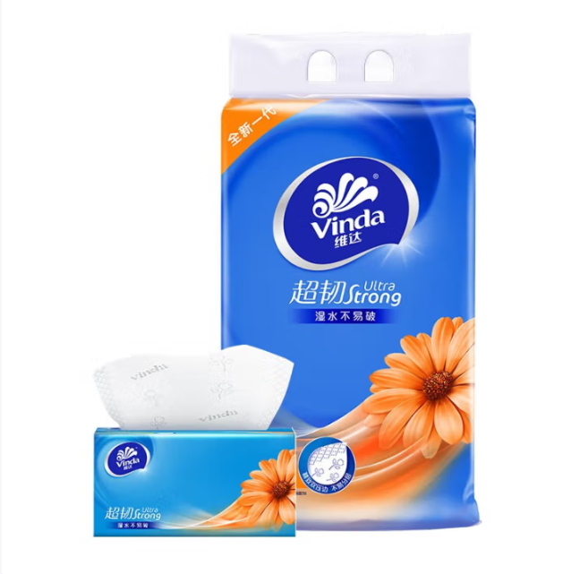 维达 手抽纸 超韧2219