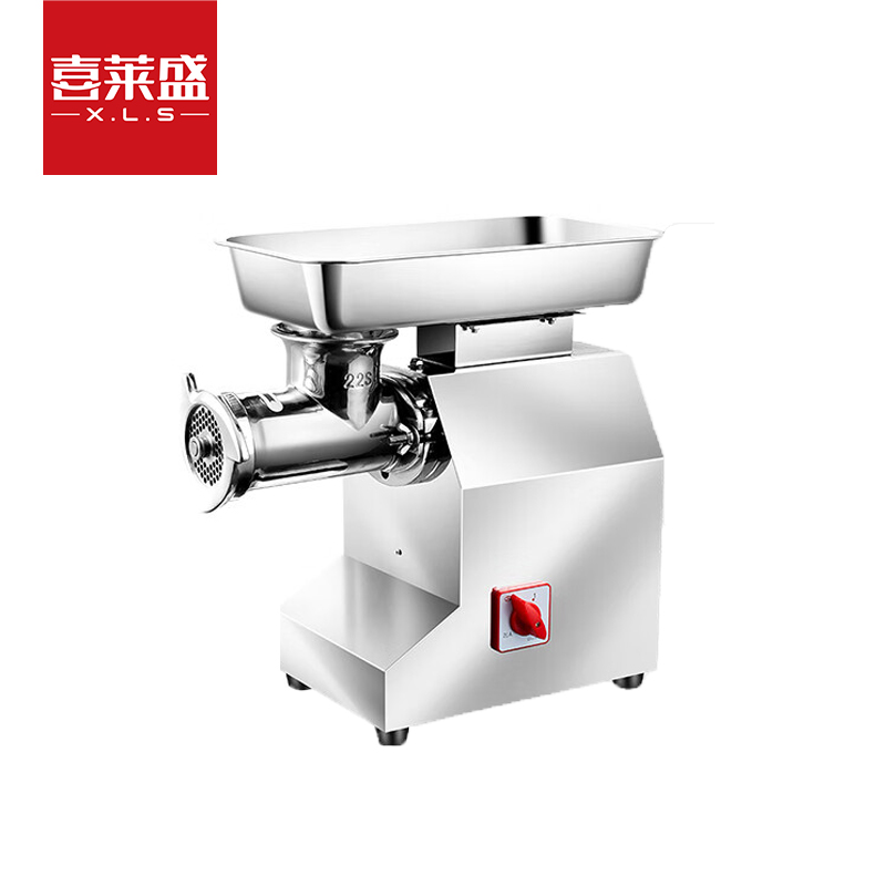 喜莱盛商用绞肉机台式全不锈钢搅肉馅机JR-HG22