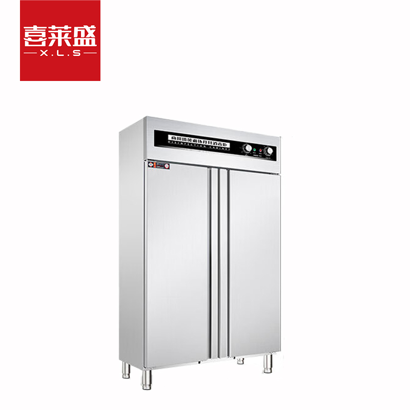 喜莱盛商用消毒柜热风不锈钢高温消毒碗柜 食堂大容量碗筷餐具消毒柜高温730L机械款