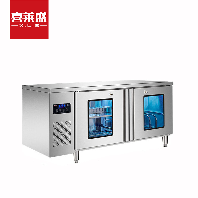 喜莱盛刀具消毒柜商用砧板保洁柜带紫外线食堂不锈钢毛巾消毒柜组合消毒柜带锁