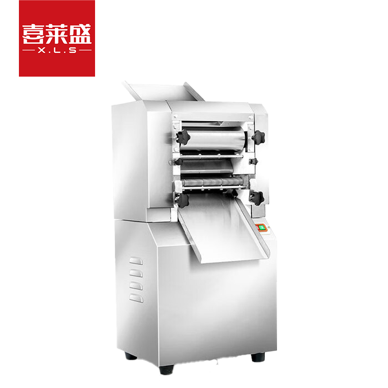 喜莱盛压面机商用面条机25Kg/h产量大型全自动擀面皮机校企食堂立式饺子一体机