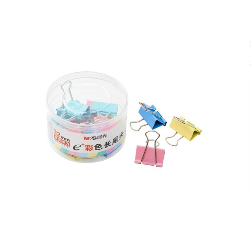 [晨光] 夹子 ABS92740 金属 32 彩色 24个/筒 1筒