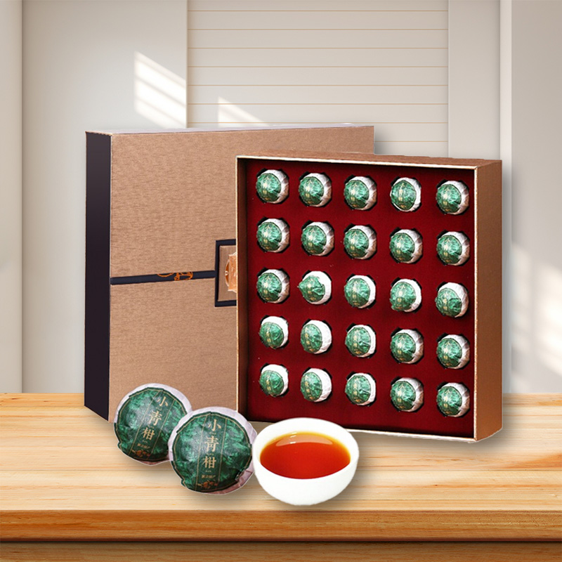 [润虎] 茶叶 260g 260g 三级 普洱 260g (25颗）/盒 1盒