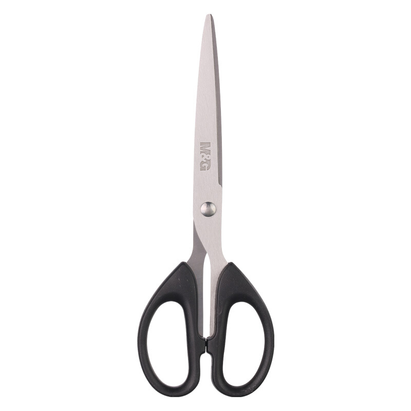 [晨光] 剪刀 ASSN2248 160mm 不锈钢 黑色 1把