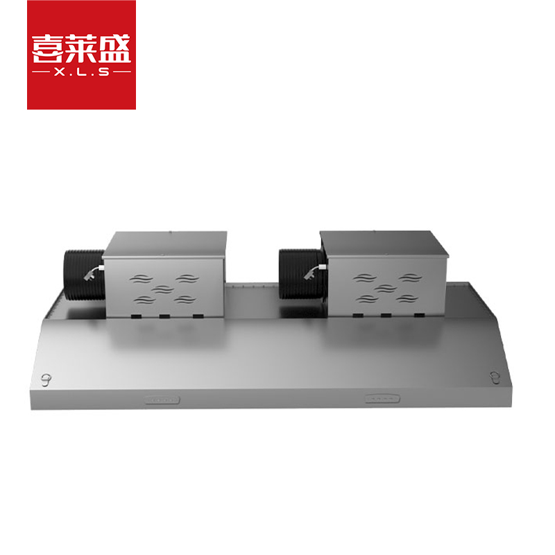 喜莱盛商用油烟机油烟净化器直排油烟机1.8米酒店饭店厨房大吸力不锈钢吸油烟机