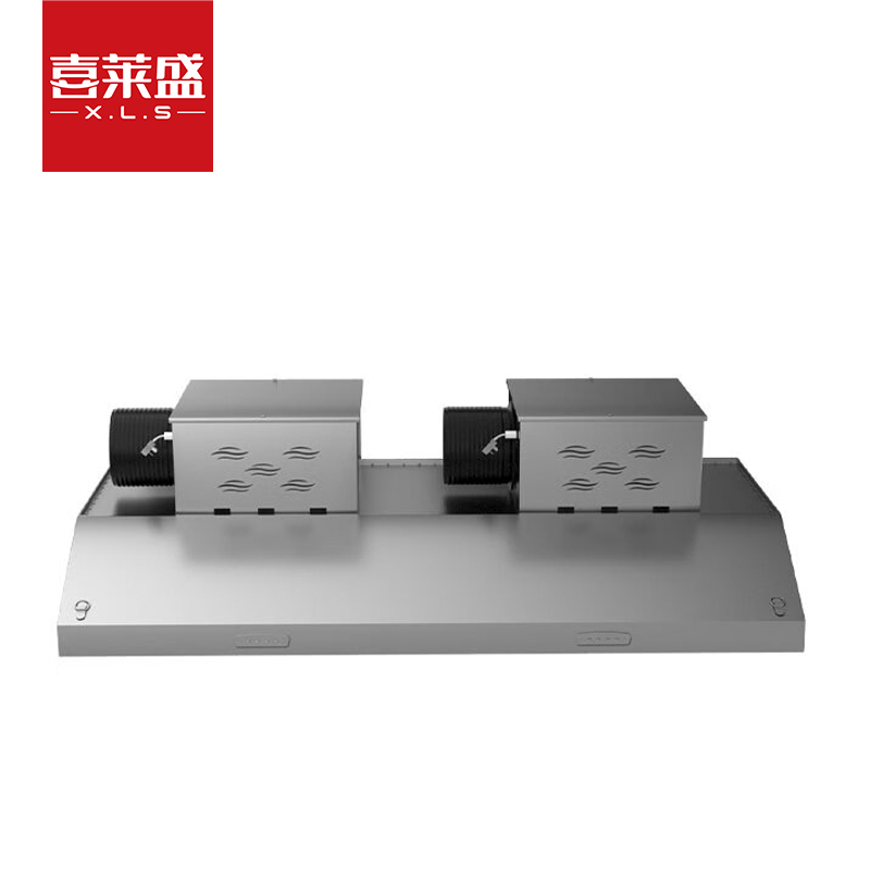 喜莱盛商用油烟机油烟净化器直排油烟机1.5米酒店饭店厨房大吸力不锈钢吸油烟机